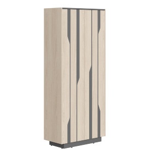 Шкаф СФ-574401 Дуб светлый/Белый премиум 900х430х2100 LINE