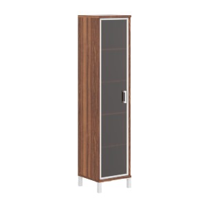 Шкаф-колонка высокая со стеклянной дверью в AL-рамке B 431.8 475х450х2054 BORN