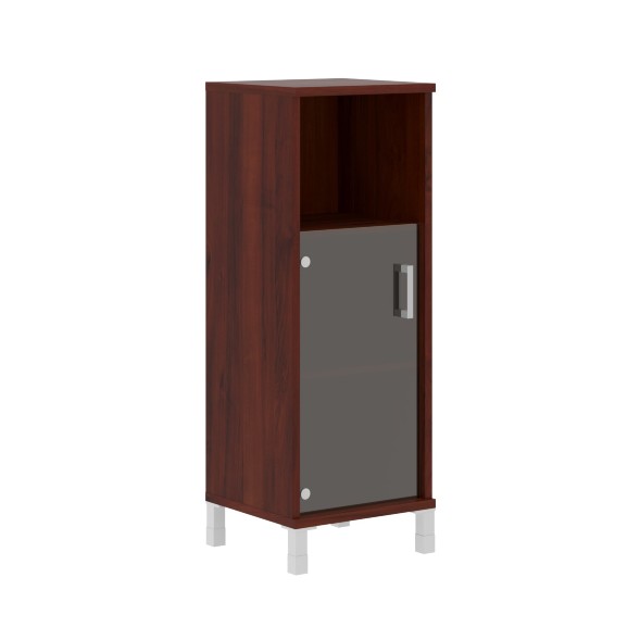 Шкаф-колонка средняя с малой стеклянной дверью B 421.5 475х450х1286 BORN в Астрахани 