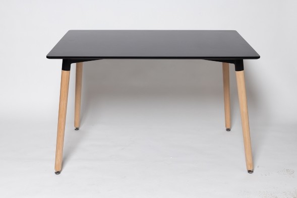 Стол Oslo Rectangle BK, 120х80 см